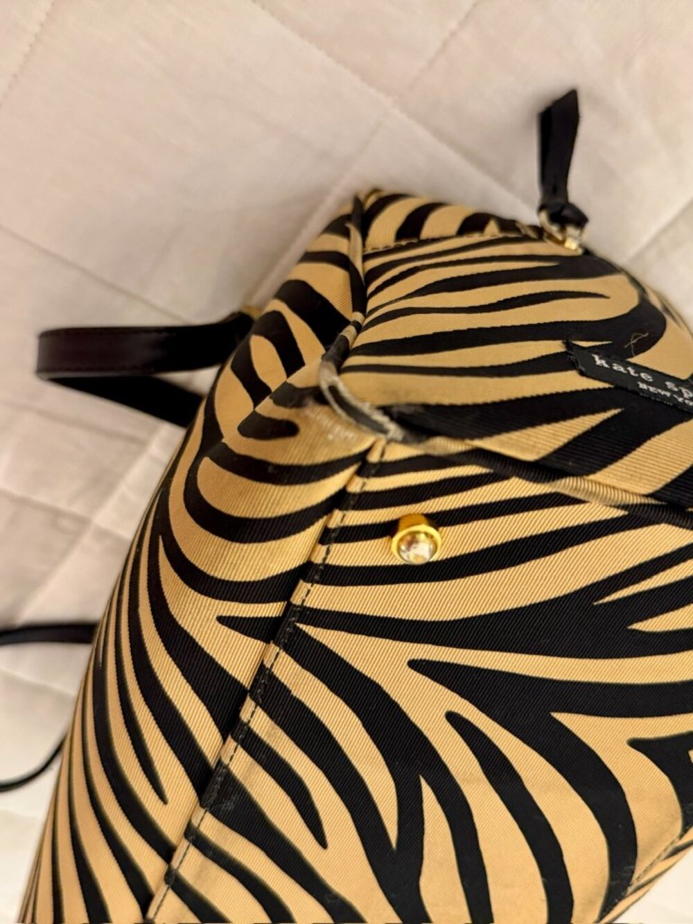 Vintage Kate Spade NY Zebra Purse - Picture 10 of 12